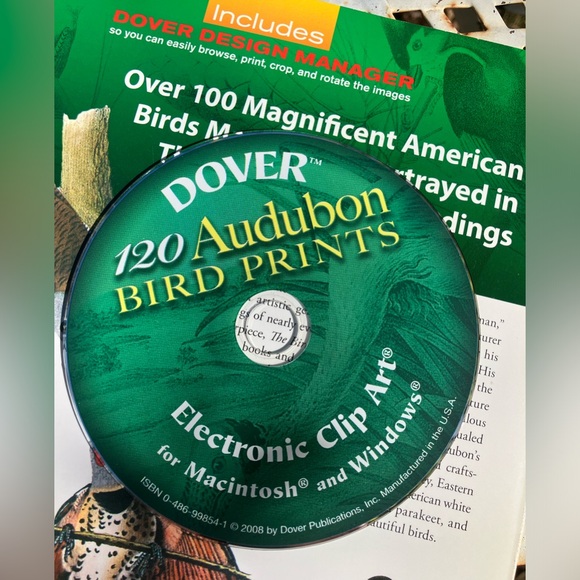 Royalty Free! 120 Audubon bird prints book & CD in great condition! - Picture 3 of 8